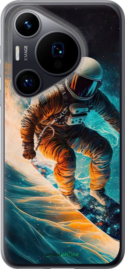 Силиконовый чехол Сноубордист для Huawei Pura 70 - 5604u-3703 изображение 