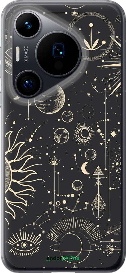 Силиконовый чехол Фаза луны для Huawei Pura 70 - 5605u-3703 изображение 