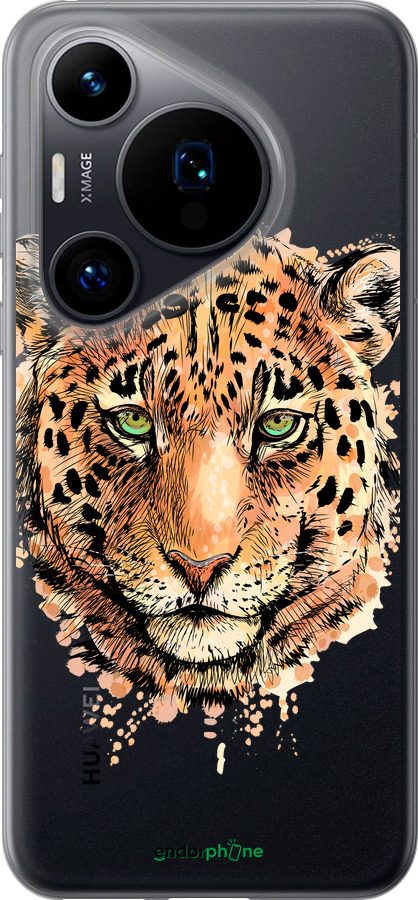 Силиконовый чехол Леопард v2 для Huawei Pura 70 - 5606u-3703 изображение 