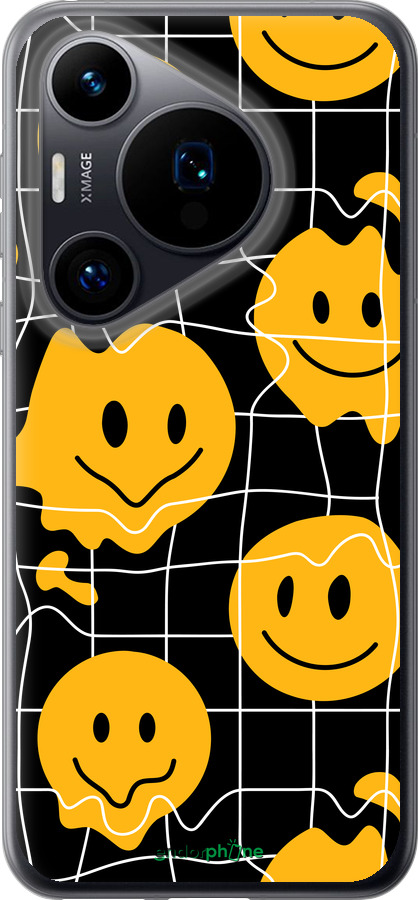 Силиконовый чехол Смайлы v3 для Huawei Pura 70 - 5623u-3703 изображение 