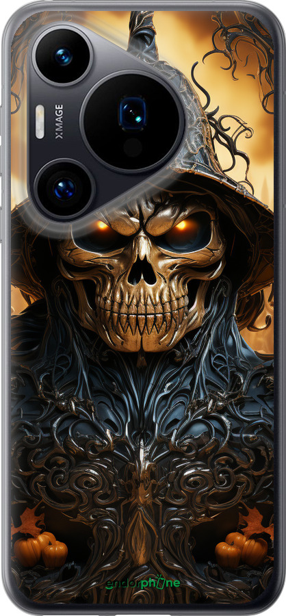 Силиконовый чехол Череп 2 для Huawei Pura 70 - 5652u-3703 изображение 