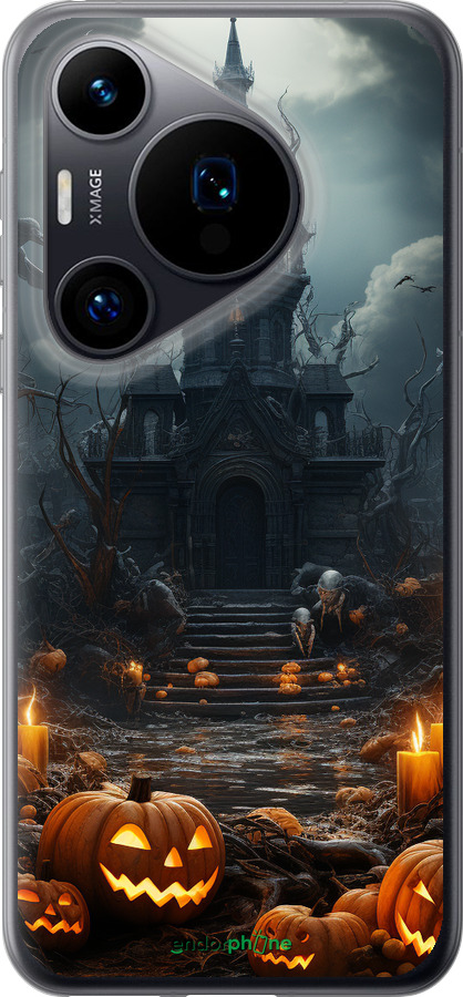 Силіконовий чехол Похмурий будинок для Huawei Pura 70 - 5655u-3703 изображение 