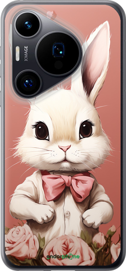 Силиконовый чехол Зайчик для Huawei Pura 70 - 5669u-3703 изображение 
