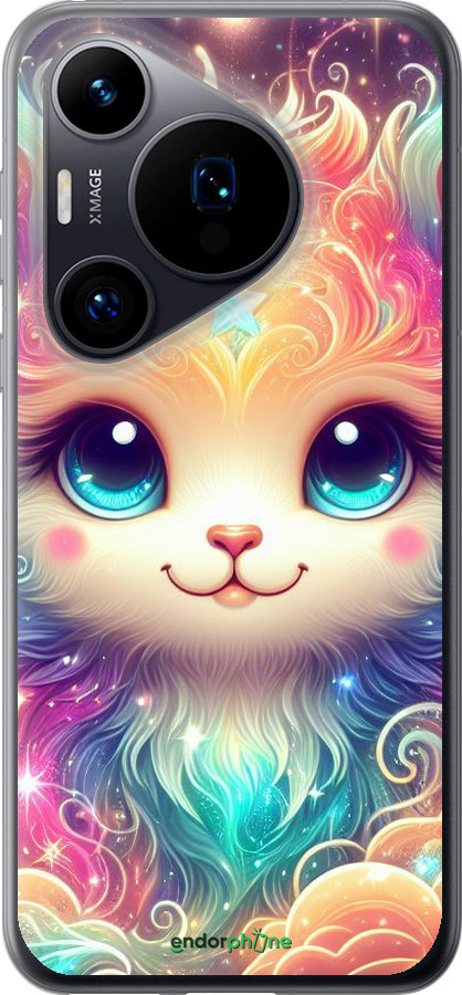Силиконовый чехол Сказочный котенок для Huawei Pura 70 - 5813u-3703 изображение 