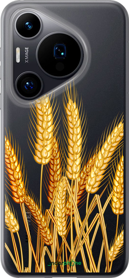 Силиконовый чехол Колоски пшеници для Huawei Pura 70 - 5866u-3703 изображение 