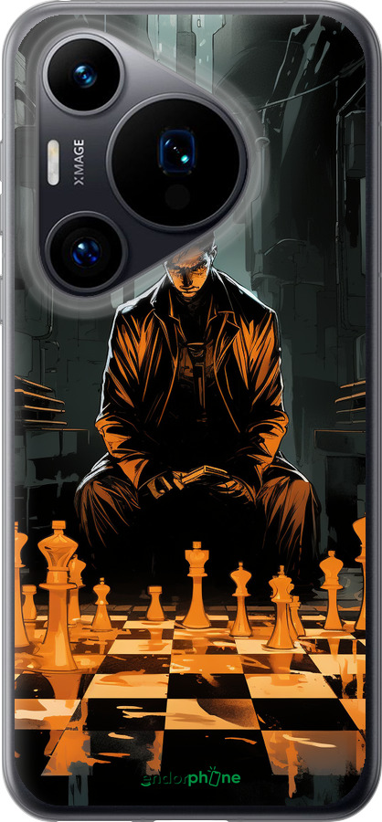 Силиконовый чехол Шахматы для Huawei Pura 70 - 5951u-3703 изображение 