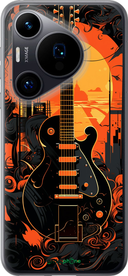 Силиконовый чехол Гитара для Huawei Pura 70 - 5957u-3703 изображение 