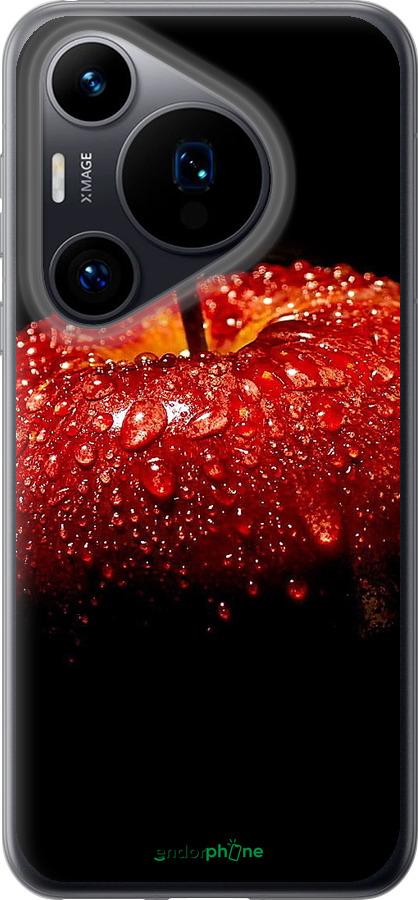 Силиконовый чехол Яблоко для Huawei Pura 70 - 6022u-3703 изображение 