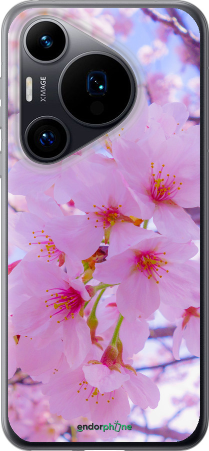 Силиконовый чехол Сакура для Huawei Pura 70 - 6029u-3703 изображение 