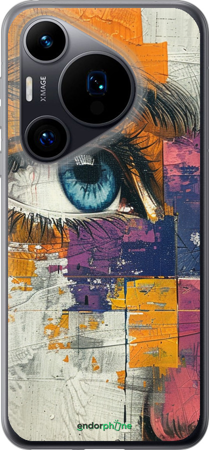 Силиконовый чехол Цветная фреска для Huawei Pura 70 - 6032u-3703 изображение 