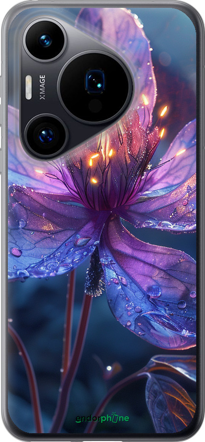 Силиконовый чехол Магический цветок для Huawei Pura 70 - 6038u-3703 изображение 