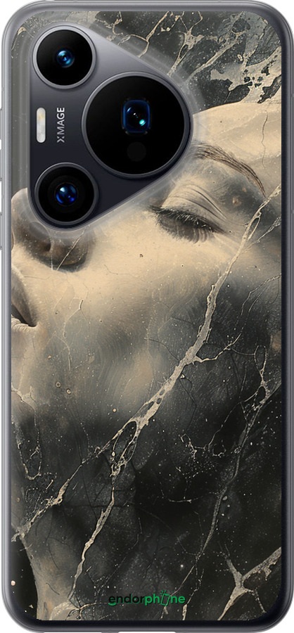 Силиконовый чехол Мраморная женщина для Huawei Pura 70 - 6040u-3703 изображение 