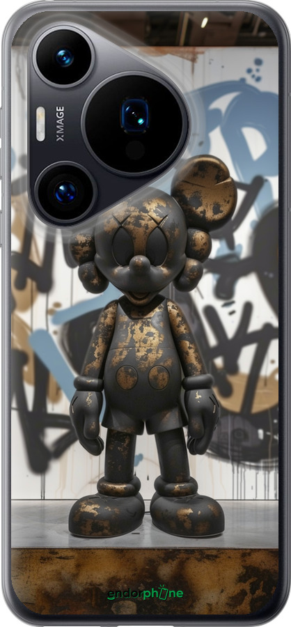 Силиконовый чехол Bronze kaws v2 для Huawei Pura 70 - 6098u-3703 изображение 