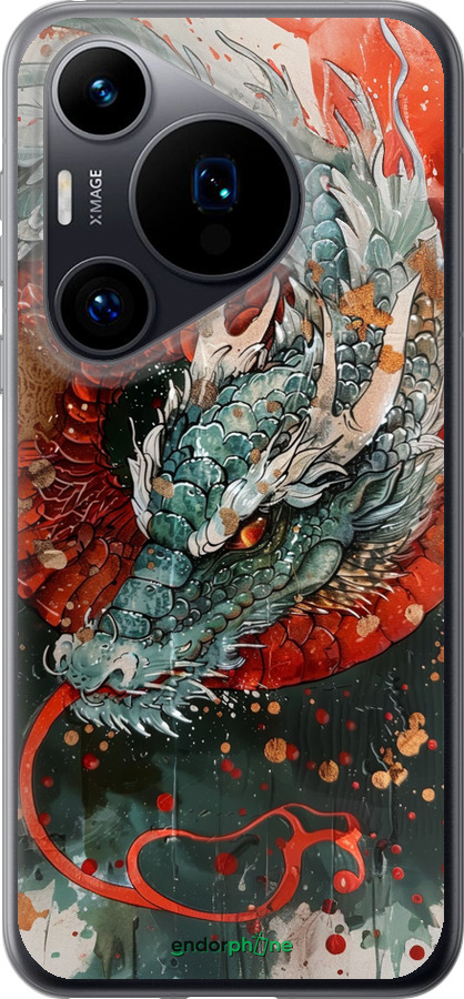 Силиконовый чехол Стихия огня для Huawei Pura 70 - 6101u-3703 изображение 