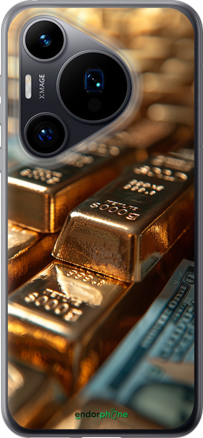 Силіконовий чехол Сяйво золота для Huawei Pura 70 - 6104u-3703 изображение 