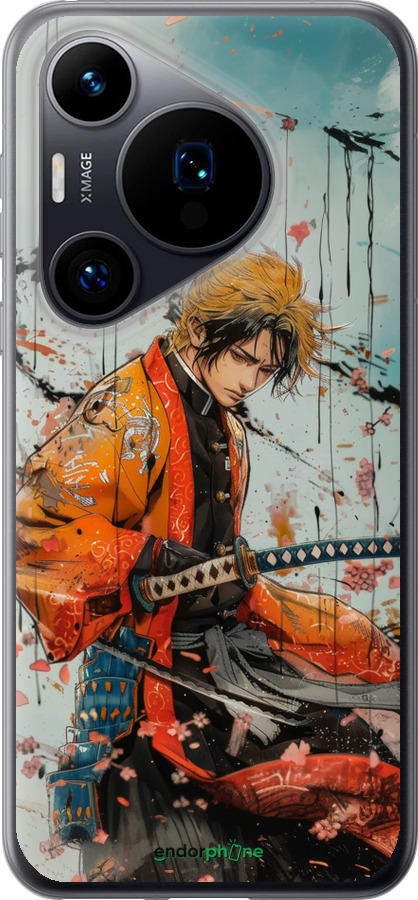 Силиконовый чехол Agatsuma Zenitsu: Убийца демонов для Huawei Pura 70 - 6118u-3703 изображение 