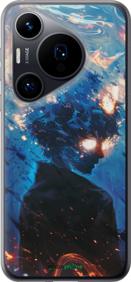 Силиконовый чехол Сатору Годжо для Huawei Pura 70 - 6129u-3703 изображение 