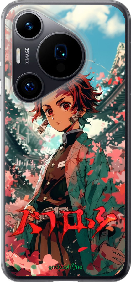 Силиконовый чехол Tanjiro Kamado для Huawei Pura 70 - 6132u-3703 изображение 