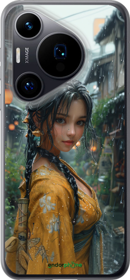 Силиконовый чехол Anime-girl для Huawei Pura 70 - 6133u-3703 изображение 