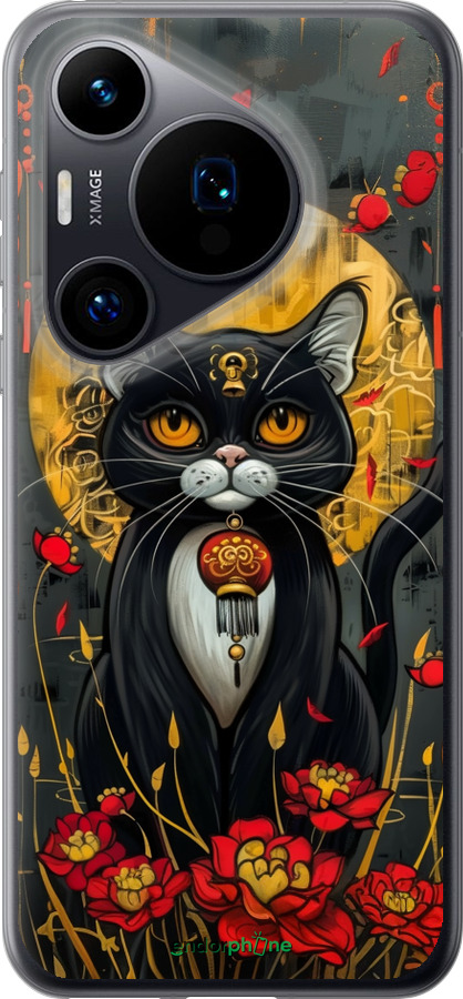 Силиконовый чехол China Cat для Huawei Pura 70 - 6134u-3703 изображение 