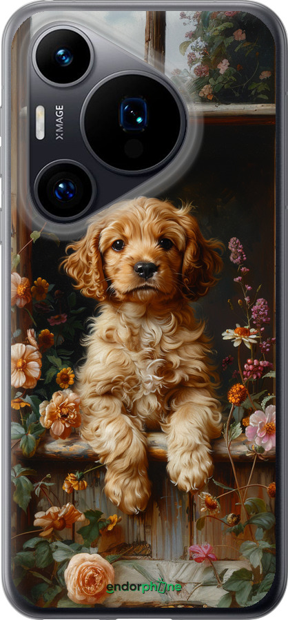 Силиконовый чехол Щенок cocker spaniel для Huawei Pura 70 - 6136u-3703 изображение 