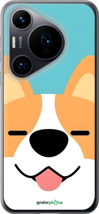 Силиконовый чехол Корги для Huawei Pura 70 - 6280u-3703 изображение 