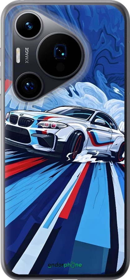 Силиконовый чехол БМВ для Huawei Pura 70 - 6292u-3703 изображение 