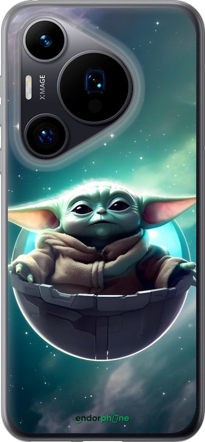 Силиконовый чехол Малышь йода для Huawei Pura 70 - 6294u-3703 изображение 