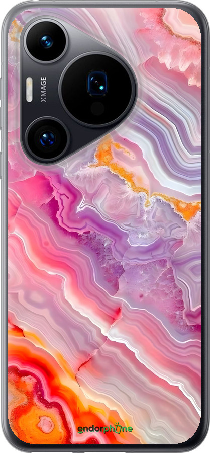Силиконовый чехол Мрамор 2 для Huawei Pura 70 - 6307u-3703 изображение 