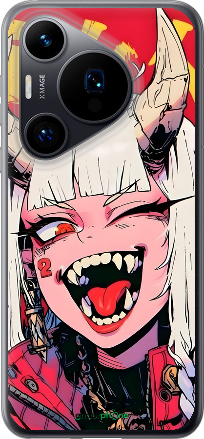 Силиконовый чехол Аниме демон для Huawei Pura 70 - 6308u-3703 изображение 