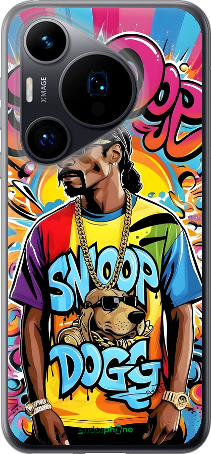 Силиконовый чехол Снуп дог для Huawei Pura 70 - 6348u-3703 изображение 