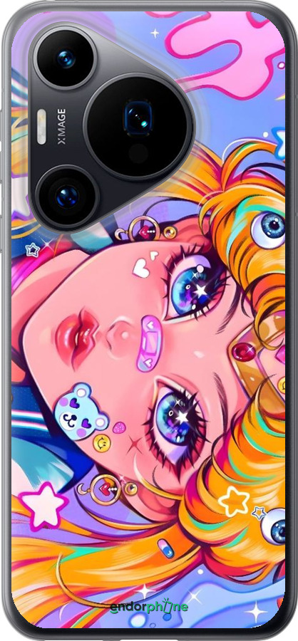 Силиконовый чехол Сейлор Мун 4 для Huawei Pura 70 - 6353u-3703 изображение 