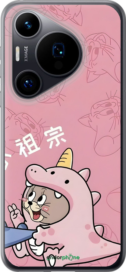 Силиконовый чехол Том и джерри 2 для Huawei Pura 70 - 6359u-3703 изображение 