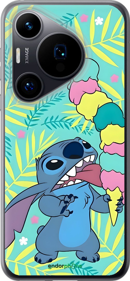 Силиконовый чехол Стич для Huawei Pura 70 - 6361u-3703 изображение 