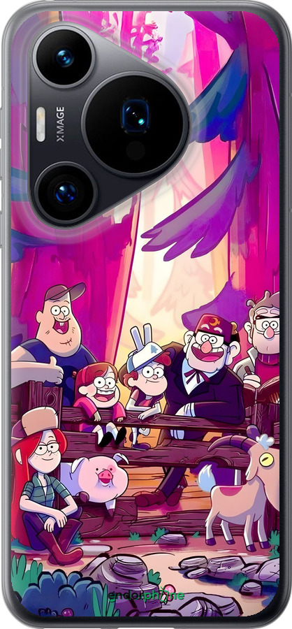 Силиконовый чехол Гравити Фолз для Huawei Pura 70 - 6365u-3703 изображение 