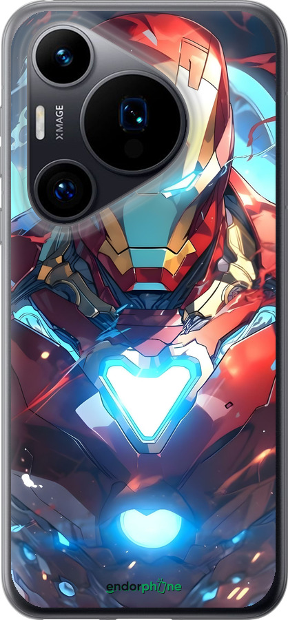 Силиконовый чехол Железный человек для Huawei Pura 70 - 6372u-3703 изображение 