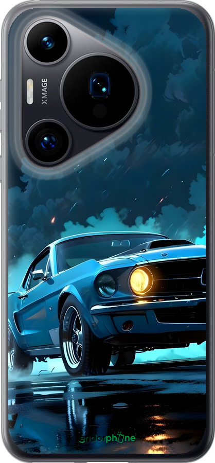 Силиконовый чехол Форд мустанг для Huawei Pura 70 - 6374u-3703 изображение 