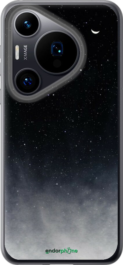 Силиконовый чехол Сині хмари, Синій місяць для Huawei Pura 70 - 6396u-3703 изображение 