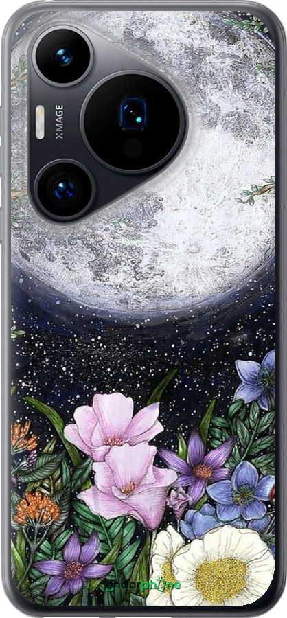 Силиконовый чехол Полночь в саду II для Huawei Pura 70 - 6424u-3703 изображение 