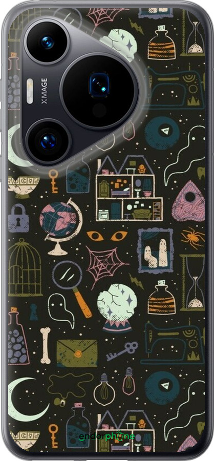 Силиконовый чехол Колдовской принт для Huawei Pura 70 - 6425u-3703 изображение 