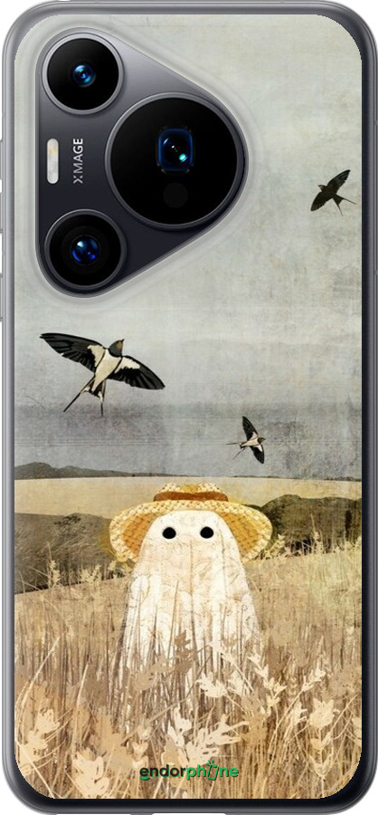 Силиконовый чехол Призрак в поле для Huawei Pura 70 - 6427u-3703 изображение 