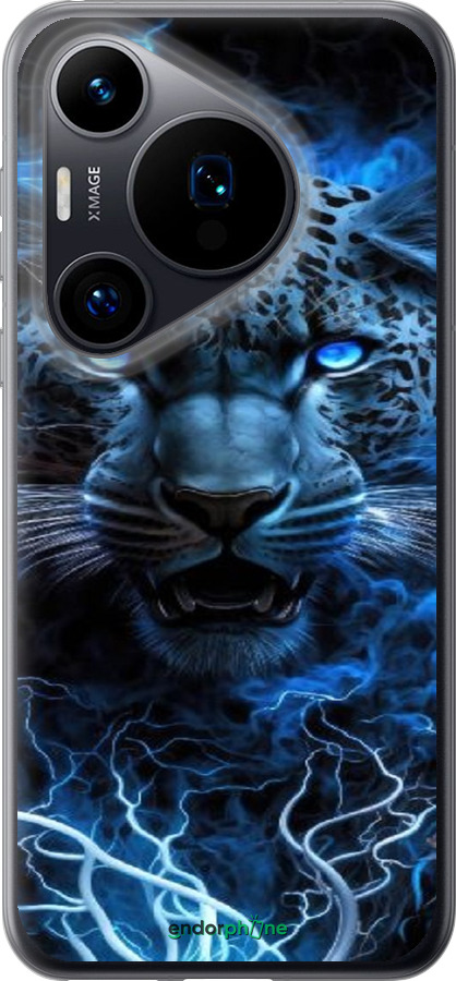 Силиконовый чехол Ледяной леопард для Huawei Pura 70 - 6460u-3703 изображение 