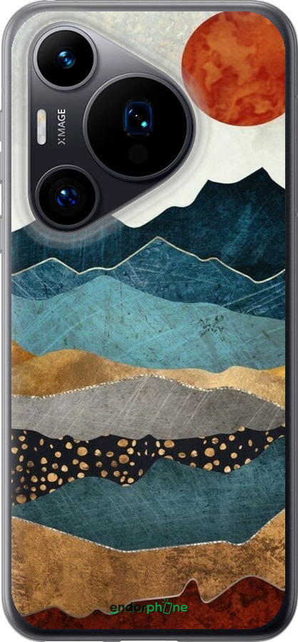 Силиконовый чехол Янтарный закат для Huawei Pura 70 - 6475u-3703 изображение 