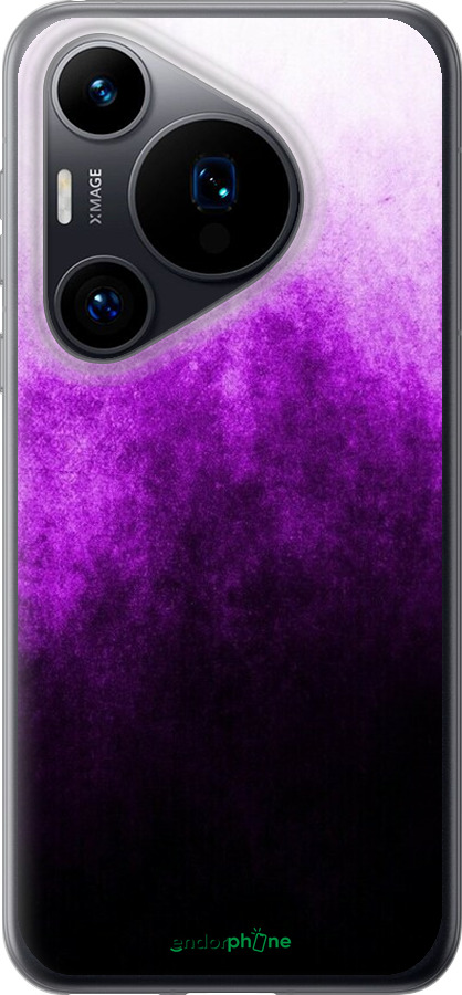 Силіконовий чехол Абстрактна композиція у фіолетових тонах для Huawei Pura 70 - 6478u-3703 изображение 