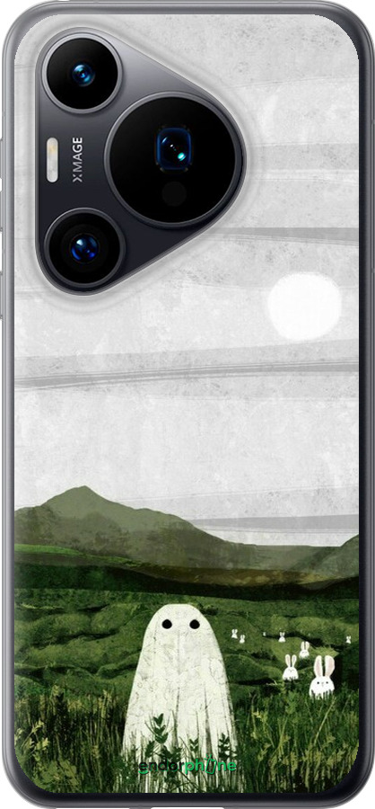 Силиконовый чехол Привидение для Huawei Pura 70 - 6492u-3703 изображение 