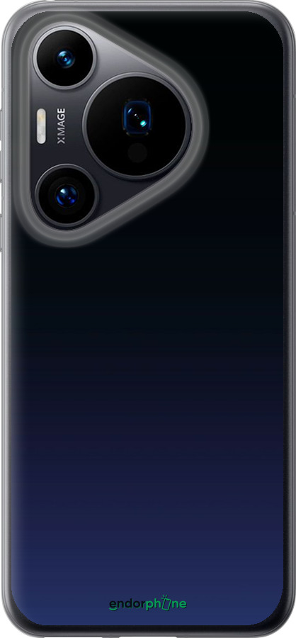 Силиконовый чехол Градиент в тёмно - синем стиле для Huawei Pura 70 - 6542u-3703 изображение 
