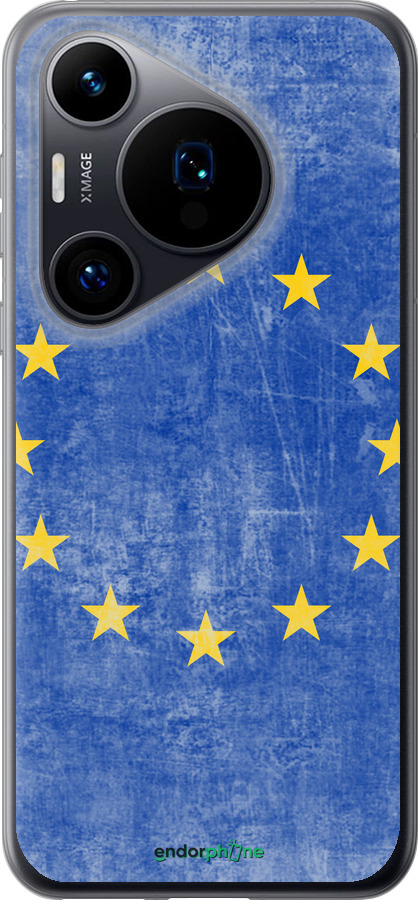 Силиконовый чехол Евросоюз 4 для Huawei Pura 70 - 765u-3703 изображение 