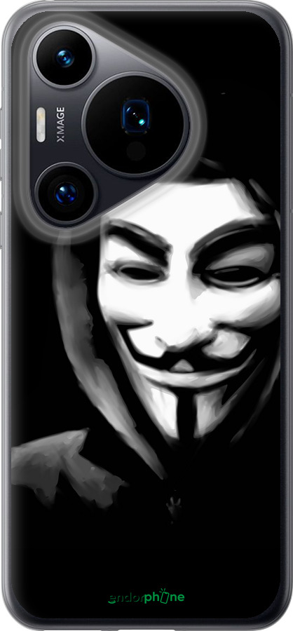 Силиконовый чехол Анонимус для Huawei Pura 70 - 832u-3703 изображение 
