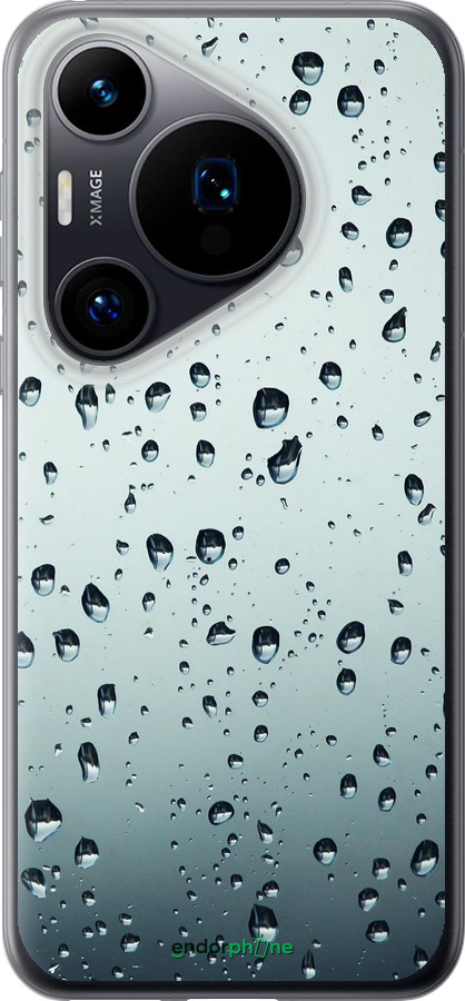 Силиконовый чехол Стекло в каплях для Huawei Pura 70 - 848u-3703 изображение 