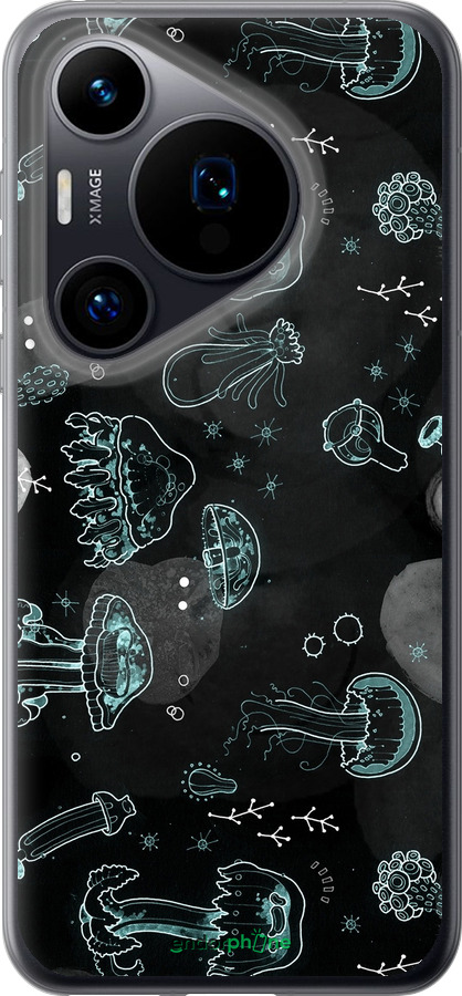 Силиконовый чехол Медузы для Huawei Pura 70 - 906u-3703 изображение 